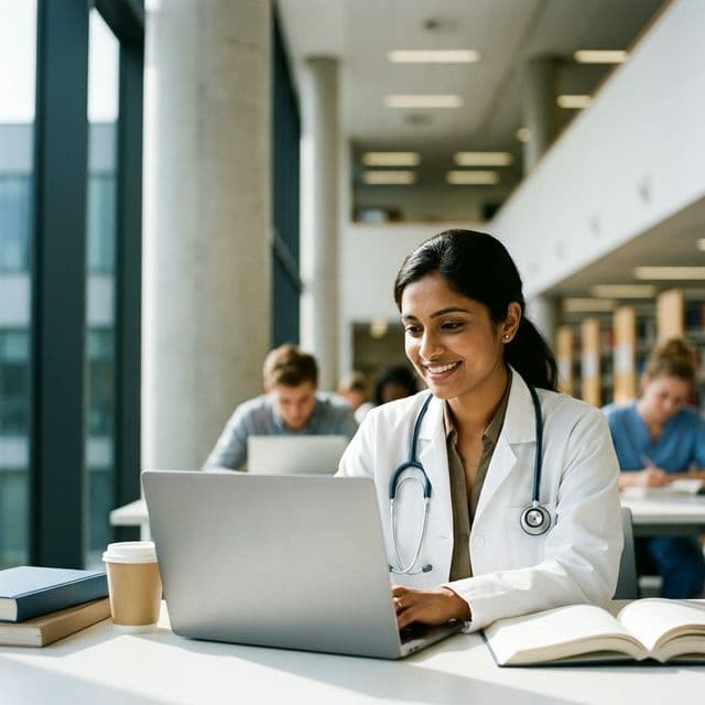 Medical student securing admission